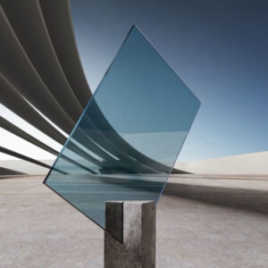 VSG Glas 10,76 mm Blau TVG