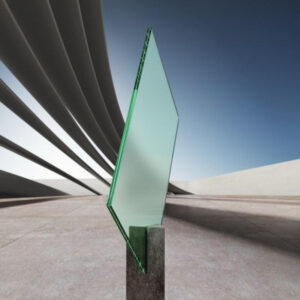 VSG matt Glasplatte für Innenräume